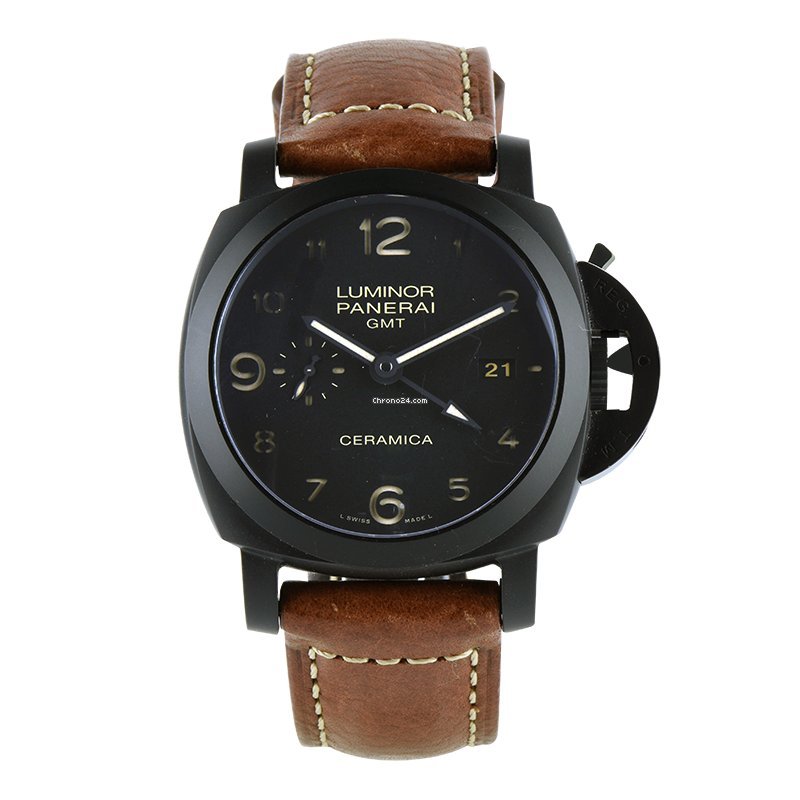 Panerai Luminor 1950 3 Days GMT Automatic Mens watch Unisex Automatic Ceramic PAM 00441