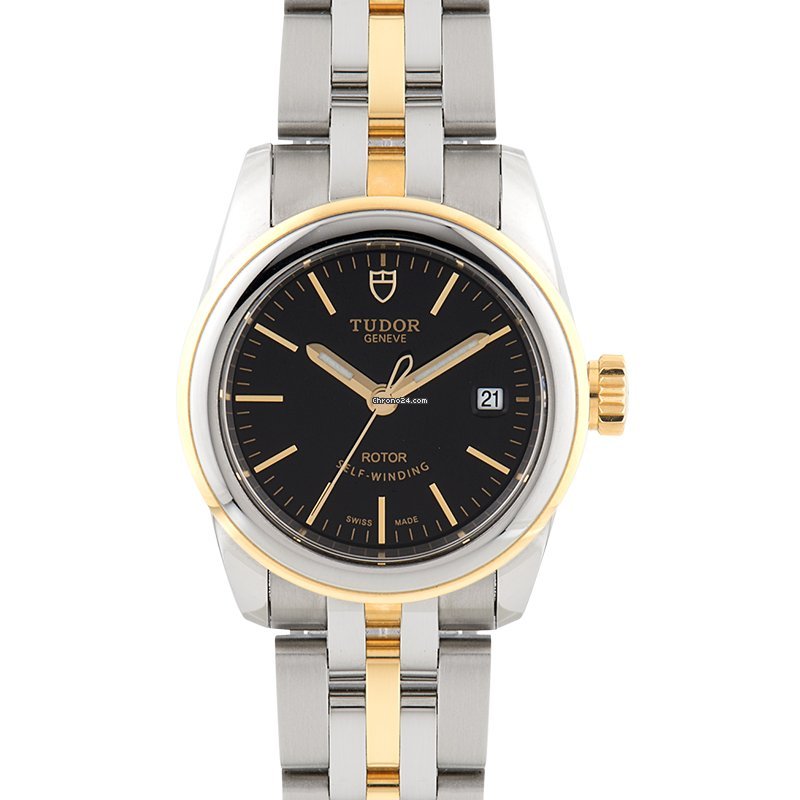Tudor Glamour Date Womens watch Automatic Gold Steel 51003