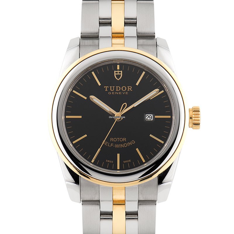 Tudor Glamour Date Womens watch Automatic Gold Steel 53003