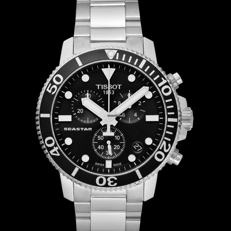 Tissot Seastar 1000 Mens watch Unisex Quartz Steel T120.417.11.051.00