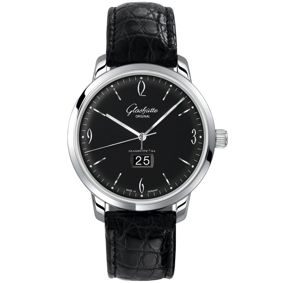 Glashtte Original Sixties Panorama Date Mens watch Unisex Automatic Steel 2-39-47-03-02-04