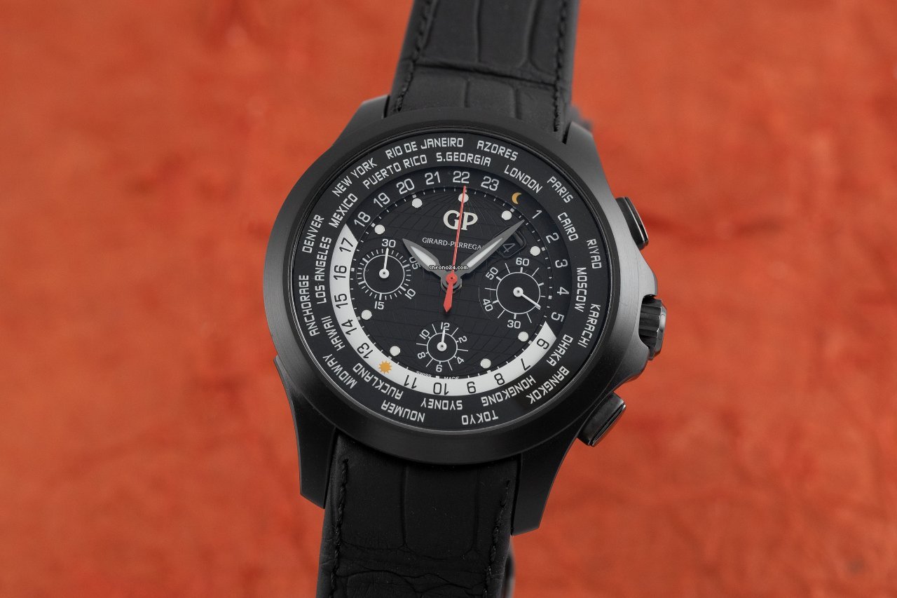 Girard Perregaux Traveller Mens watch Unisex Automatic Titanium 49700-21-631-BB6C