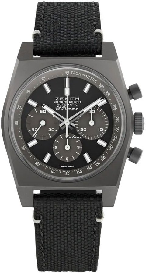 Zenith El Primero Chronomaster Mens watch Unisex Automatic Titanium 97.t384.4061 21.c822 A386 Shadow