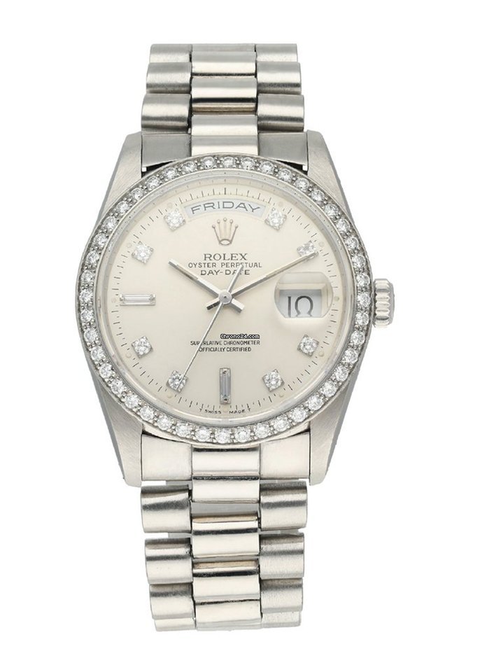 Rolex Day-Date 36 Mens watch Unisex Platinum Automatic 18346