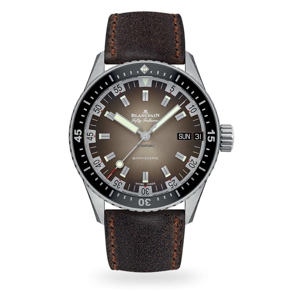 Blancpain Fifty Fathoms Bathyscaphe Mens watch Unisex Automatic Steel 5052-1110-63A