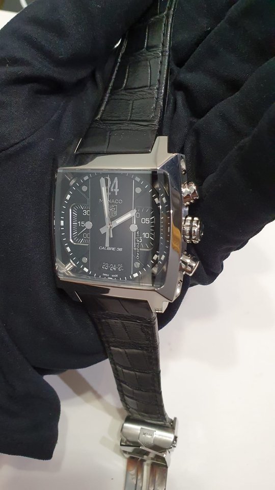 TAG Heuer Monaco Calibre 36 Mens watch Unisex Automatic Steel CAL5113.FC6329