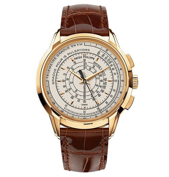 Patek Philippe Chronograph Mens watch Unisex Automatic Yellow gold 5975J-001