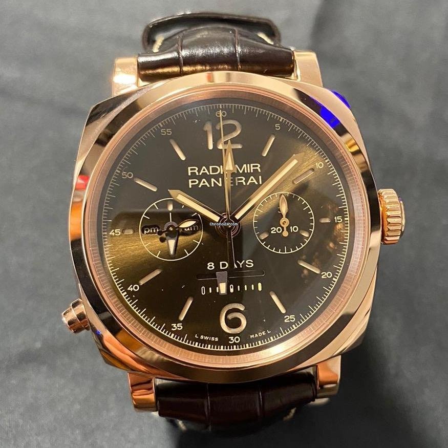 Panerai Special Editions Mens watch Unisex Manual winding Rose gold PAM00502
