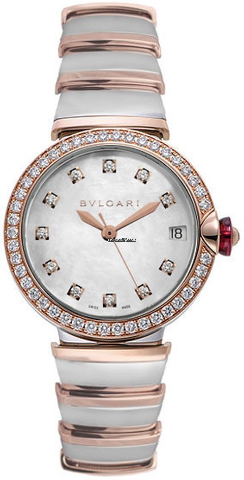 Bulgari Lucea Womens watch Automatic Gold Steel 102476