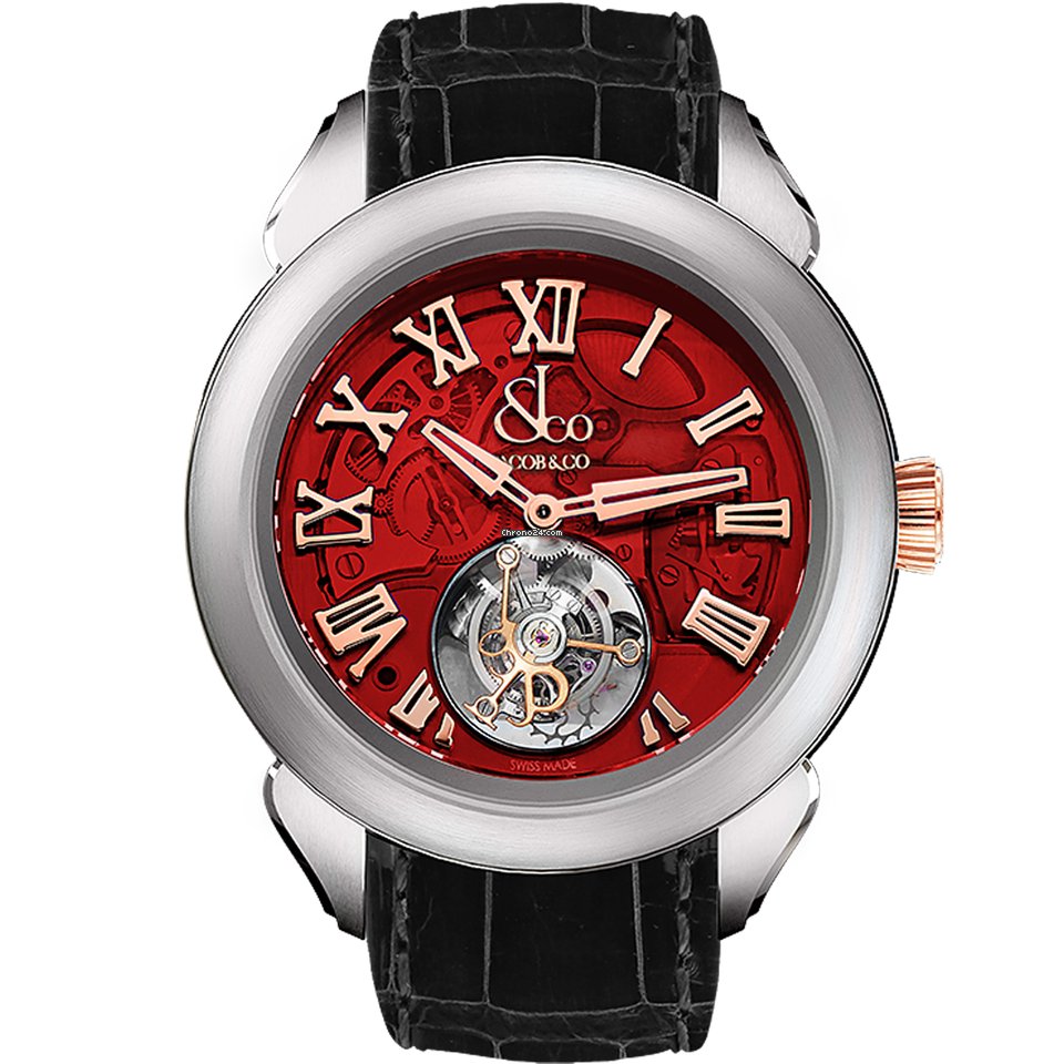 Jacob & Co. Mens watch Unisex Manual winding Titanium PT520.24.NS.QR.A