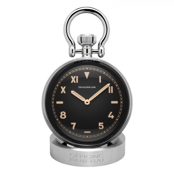 Panerai Table Clock Manual winding Steel PAM 00651