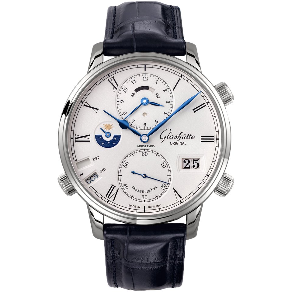 Glashtte Original Senator Cosmopolite Mens watch Unisex Automatic White gold 1-89-02-01-04-30