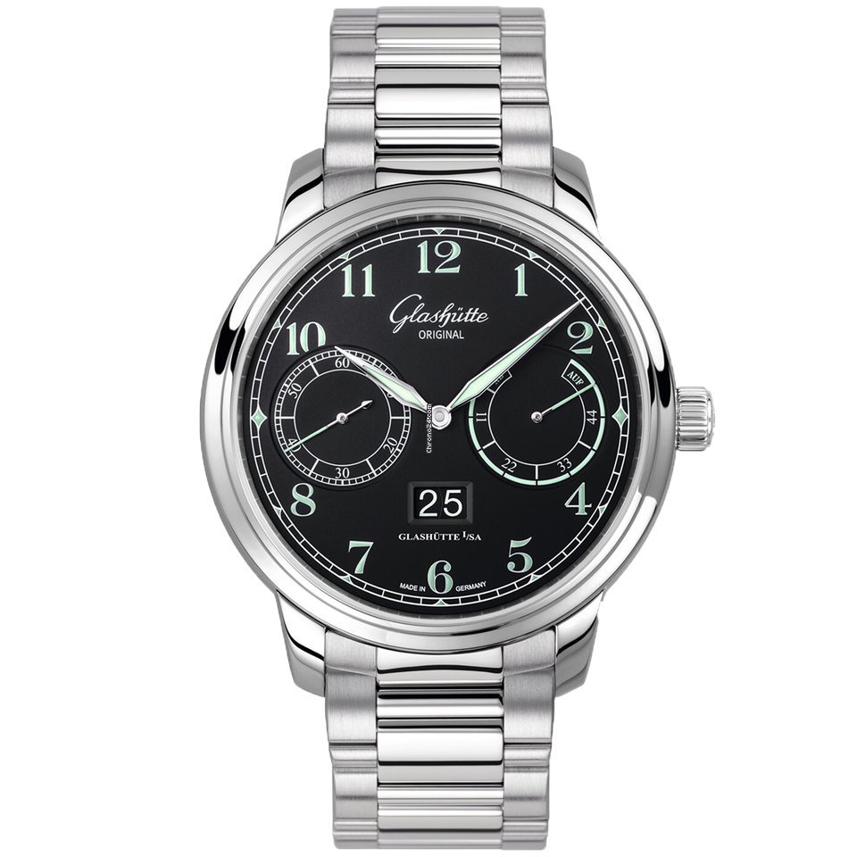 Glashtte Original Senator Observer Mens watch Unisex Automatic Steel 100-14-07-02-70