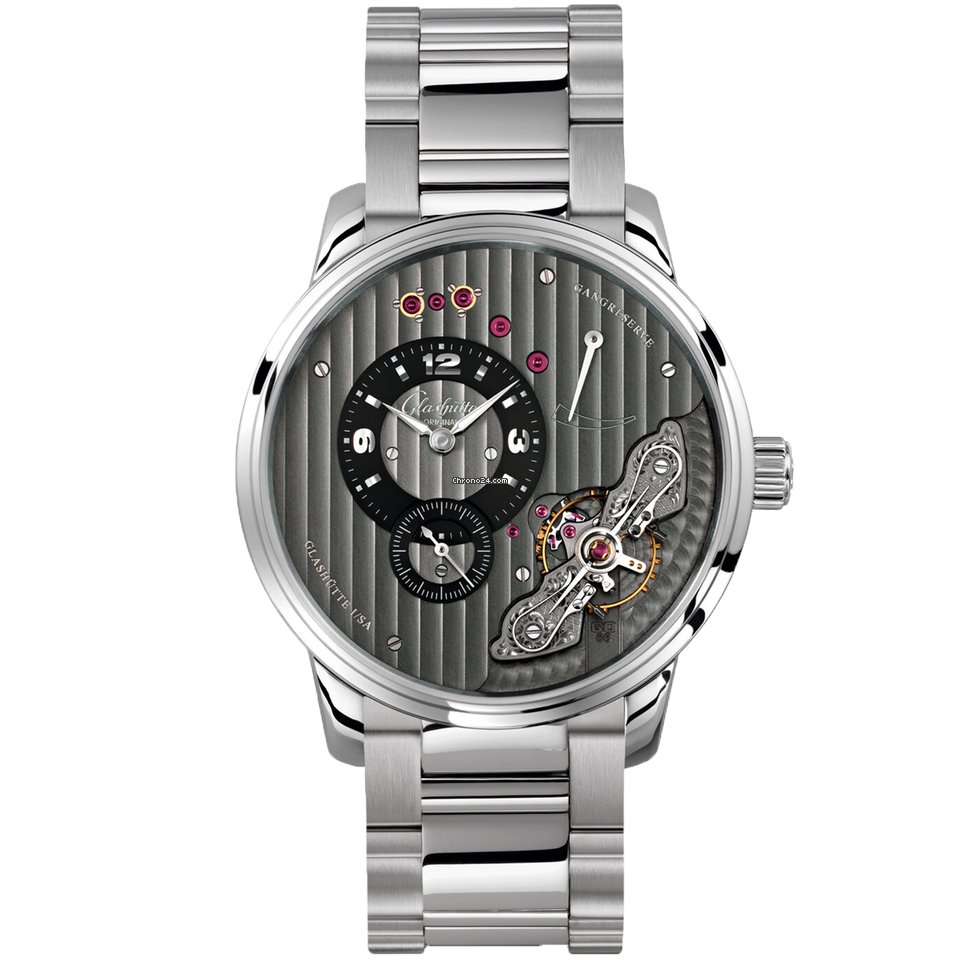 Glashtte Original PanoInverse Mens watch Unisex Manual winding Steel 1-66-06-04-22-14