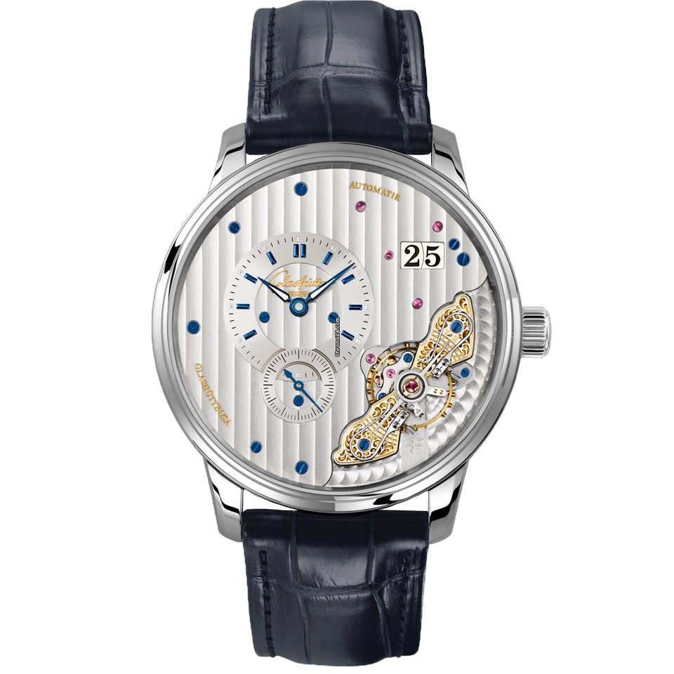 Glashtte Original PanoMaticInverse Mens watch Unisex Automatic Steel 1-91-02-02-02-30