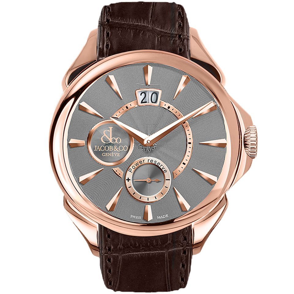 Jacob & Co. Mens watch Unisex Manual winding Rose gold PC400.40.NS.NA.A