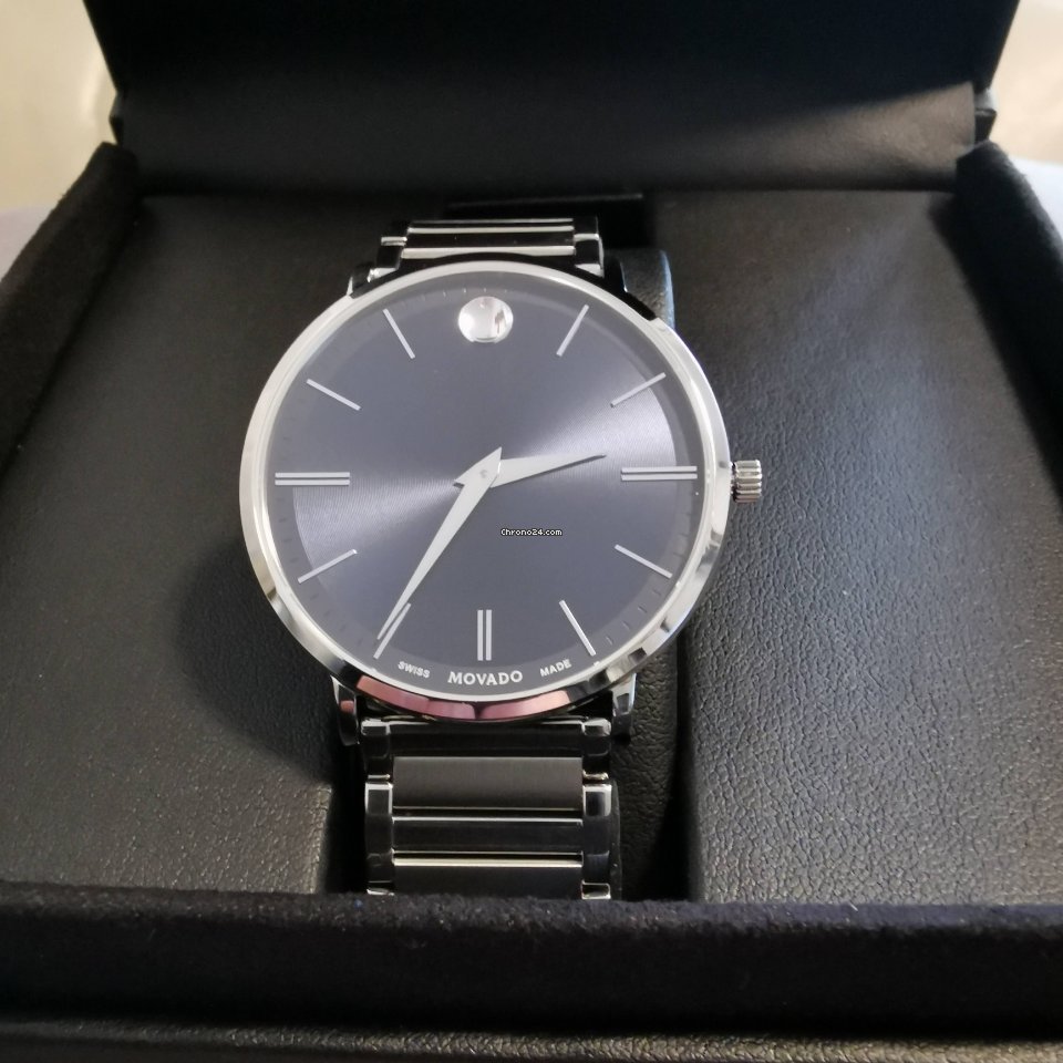 Movado Mens watch Unisex Quartz Steel 0607167