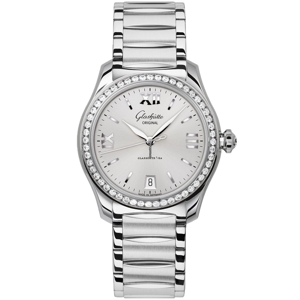 Glashtte Original Lady Serenade Womens watch Automatic Steel 1-39-22-02-22-34