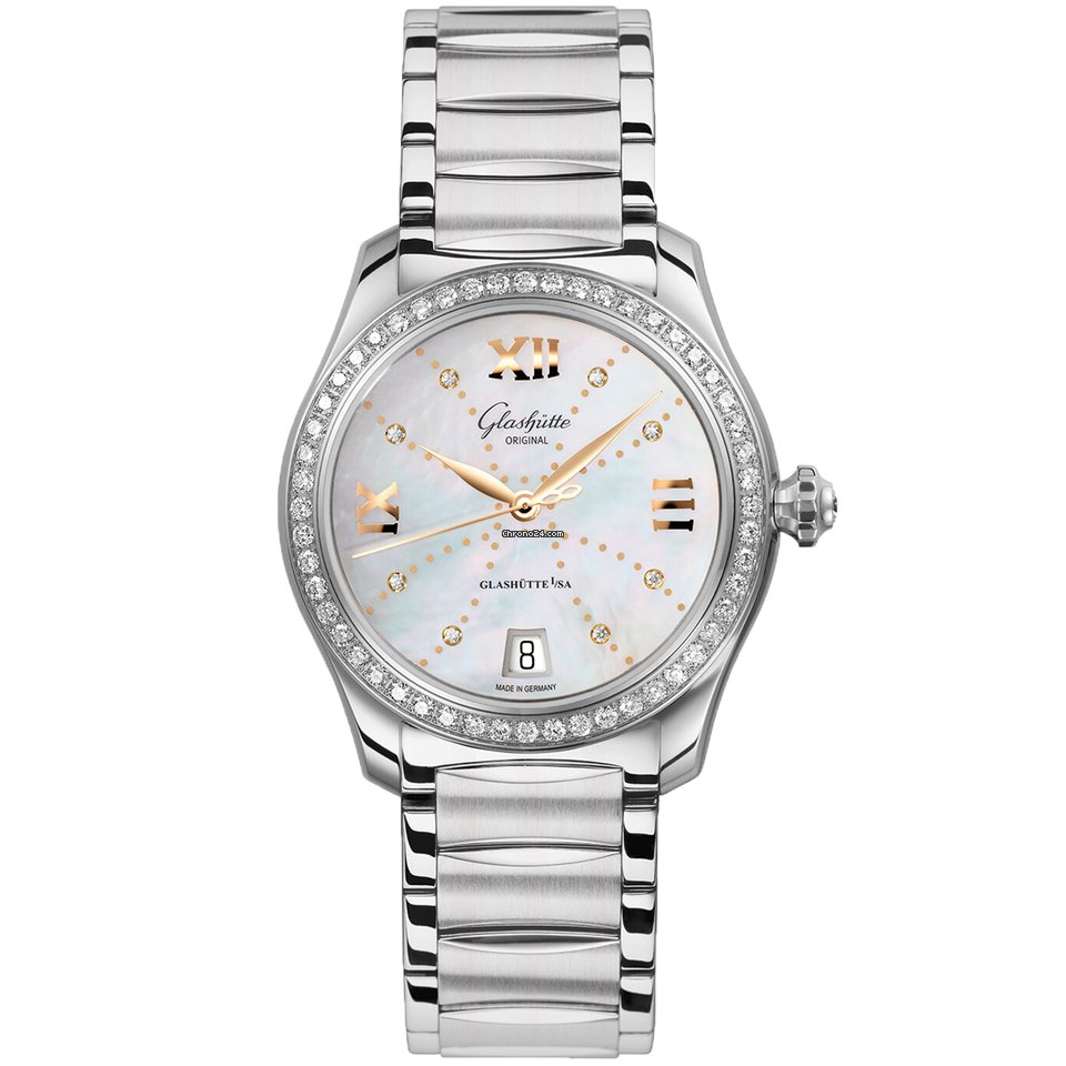 Glashtte Original Lady Serenade Womens watch Automatic Steel 1-39-22-12-22-34