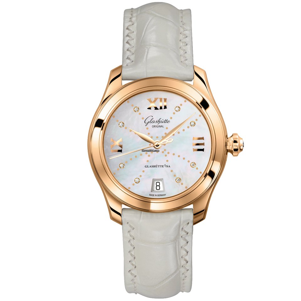 Glashtte Original Lady Serenade Womens watch Automatic Rose gold 1-39-22-12-01-04