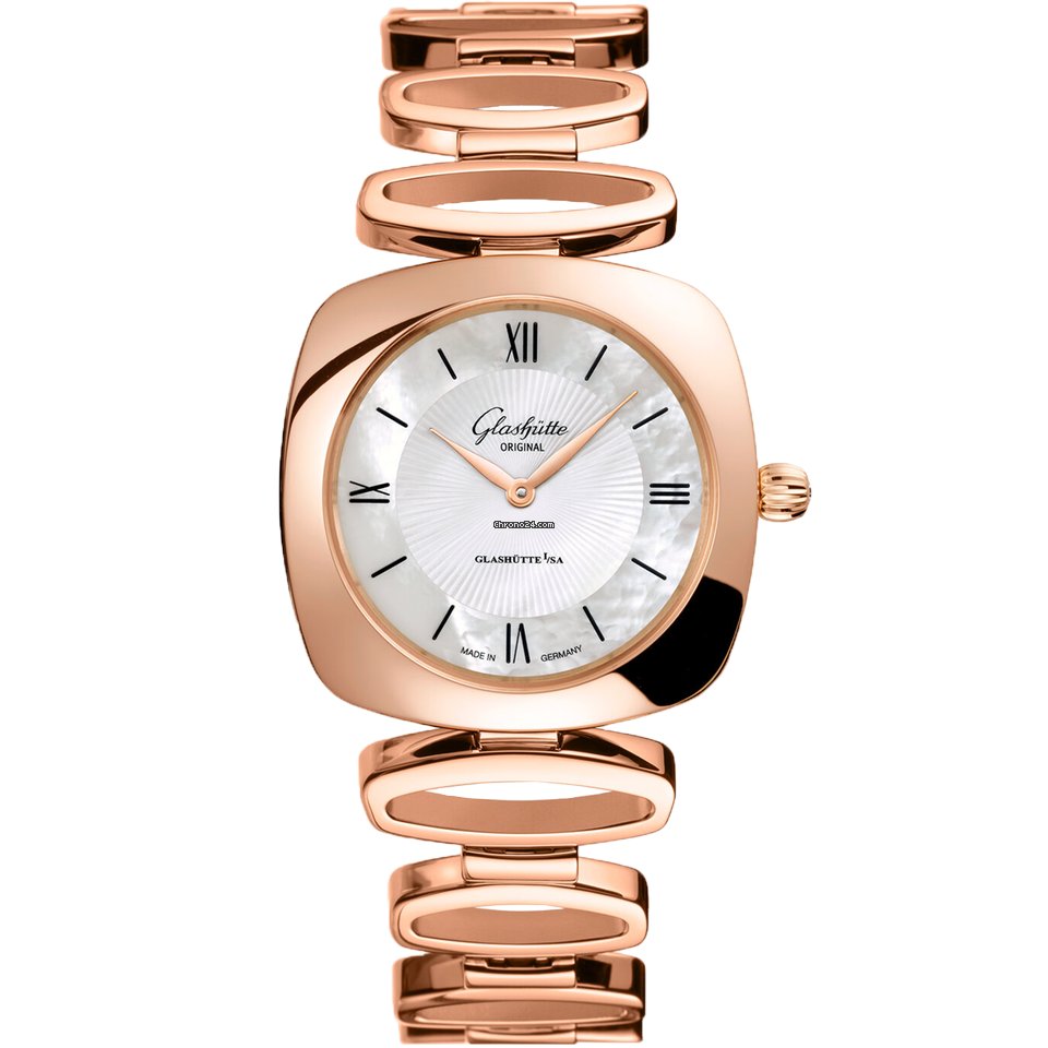 Glashtte Original Pavonina Womens watch Quartz Red gold 1-03-02-05-05-14