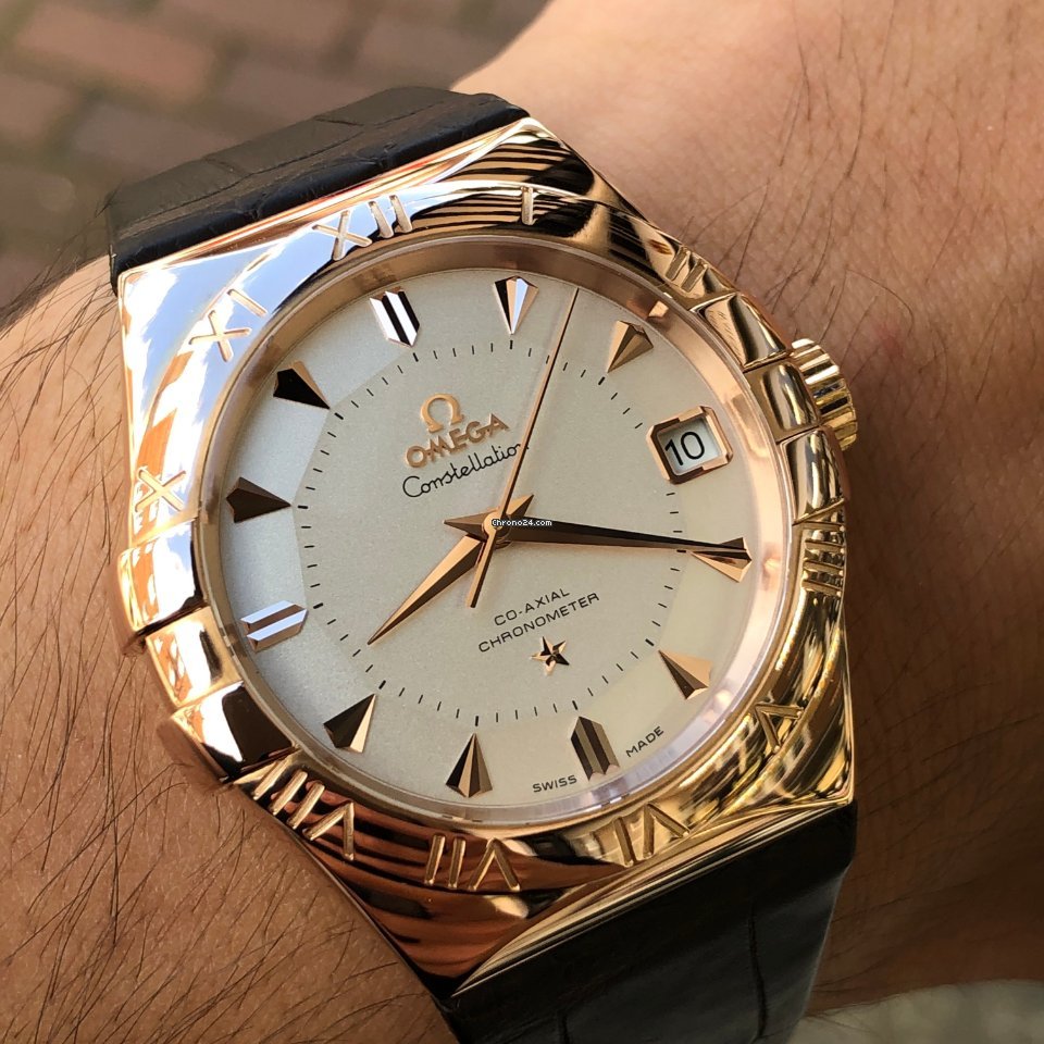 Omega Constellation Men Mens watch Unisex Automatic Red gold 123.53.38.21.02.001