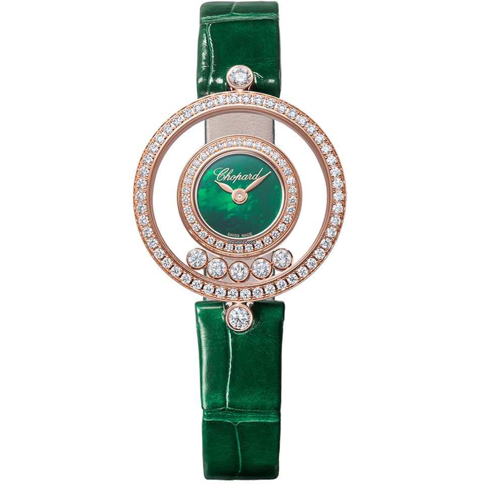 Chopard Happy Diamonds Womens watch Quartz Rose gold 203957-5209