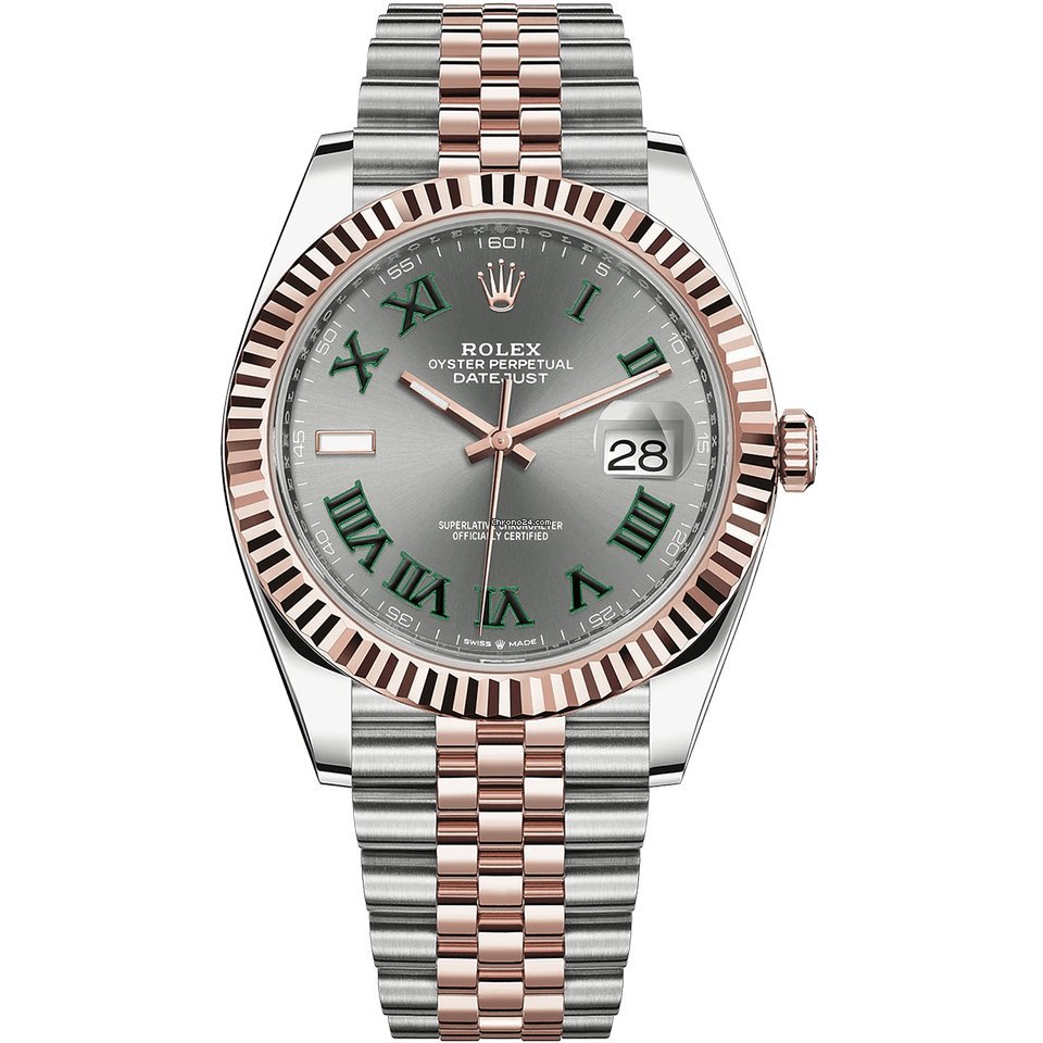 Rolex Datejust 41 Mens watch Unisex Gold Steel Automatic 126331-0016