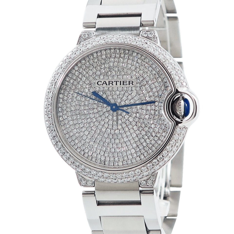 Cartier Ballon Bleu 36mm Womens watch Automatic White gold WE902045