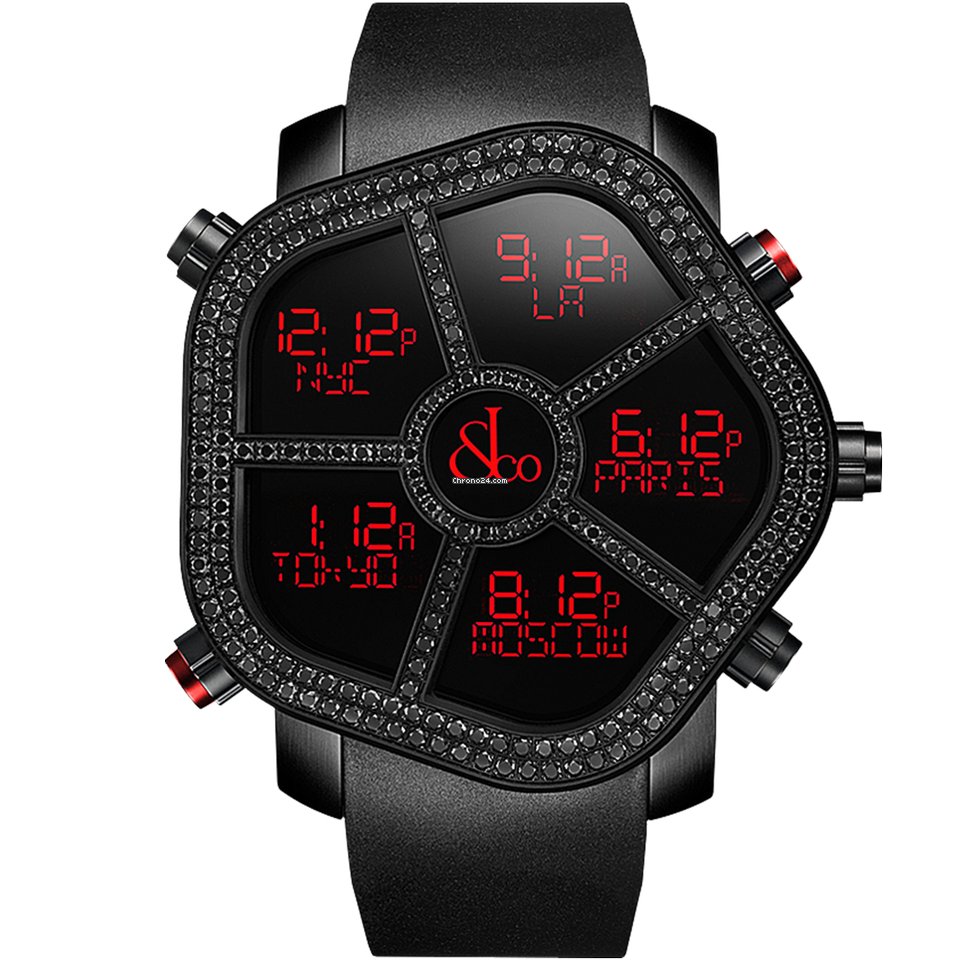 Jacob & Co. Mens watch Unisex Quartz Steel GH100.11.TU.PB.A