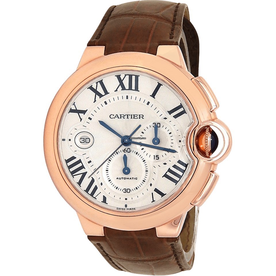 Cartier Ballon Bleu 44mm Mens watch Unisex Automatic Rose gold W6920074