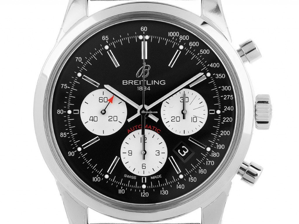 Breitling Transocean Chronograph Mens watch Unisex Automatic Steel AB015212 BF26 435X A20BA.1