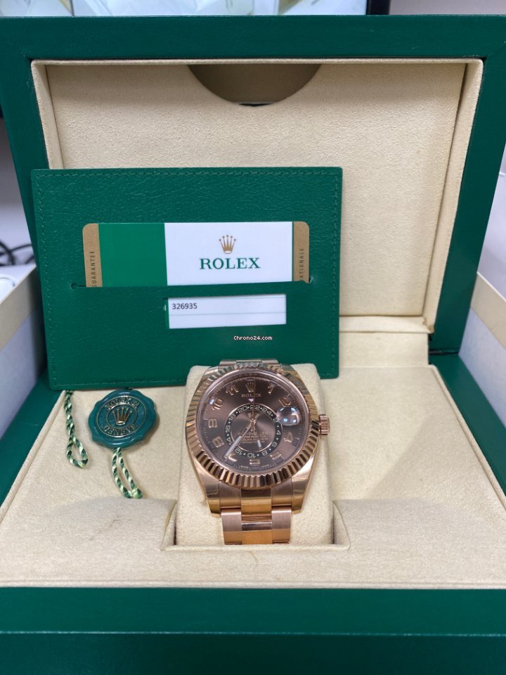 Rolex Sky-Dweller Mens watch Unisex Rose gold Automatic 326935
