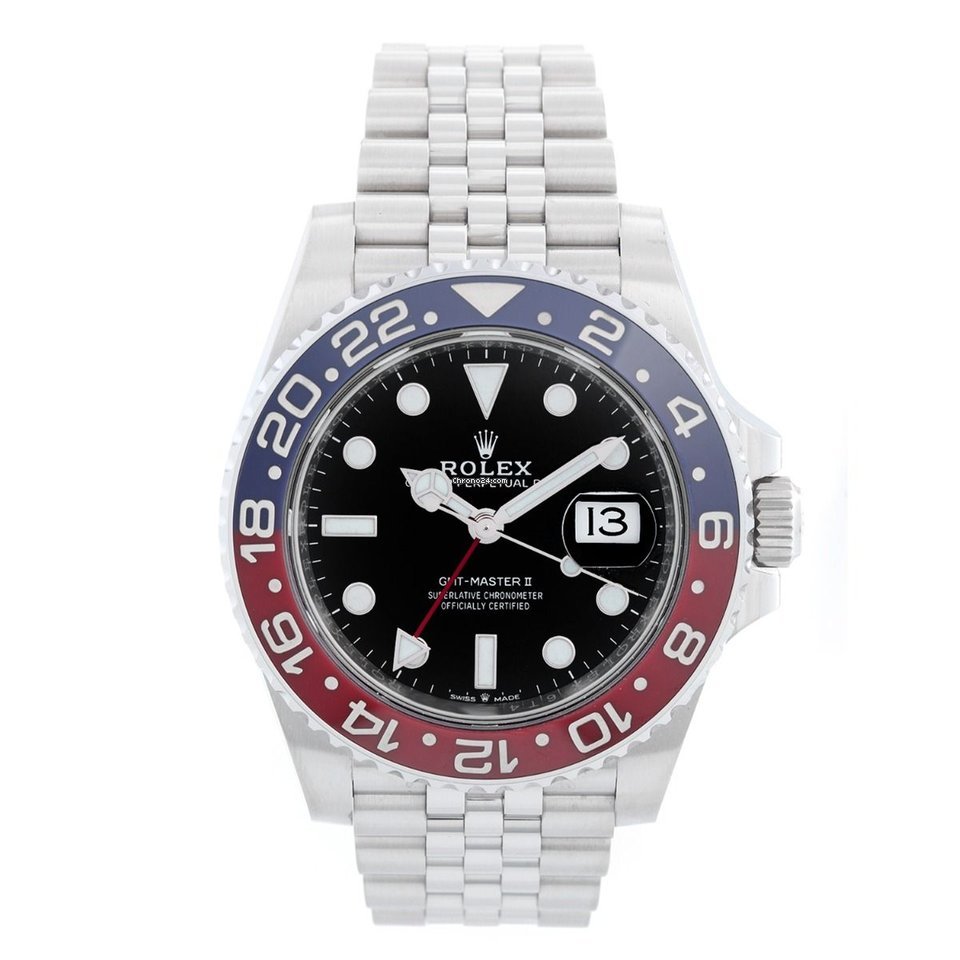 Rolex GMT-Master II Mens watch Unisex Steel Automatic 126710 BLRO