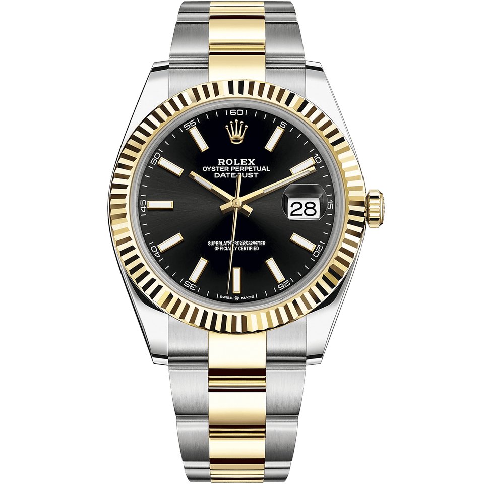 Rolex Datejust 41 Mens watch Unisex Gold Steel Automatic 126333-0013