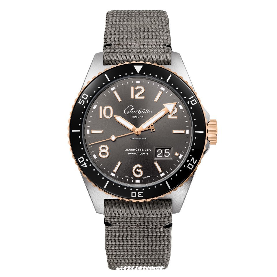 Glashtte Original Mens watch Unisex Automatic Gold Steel 1-36-13-04-91-34 or 36-13-04-91-34