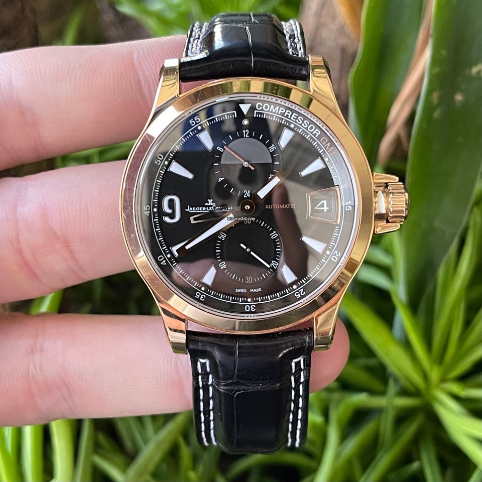 Jaeger-LeCoultre Master Compressor GMT Mens watch Unisex Automatic Rose gold Q1732441