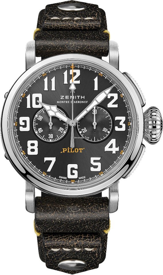 Zenith Pilot Mens watch Unisex Automatic Steel 03.2434.4069 20.I010 Rescue
