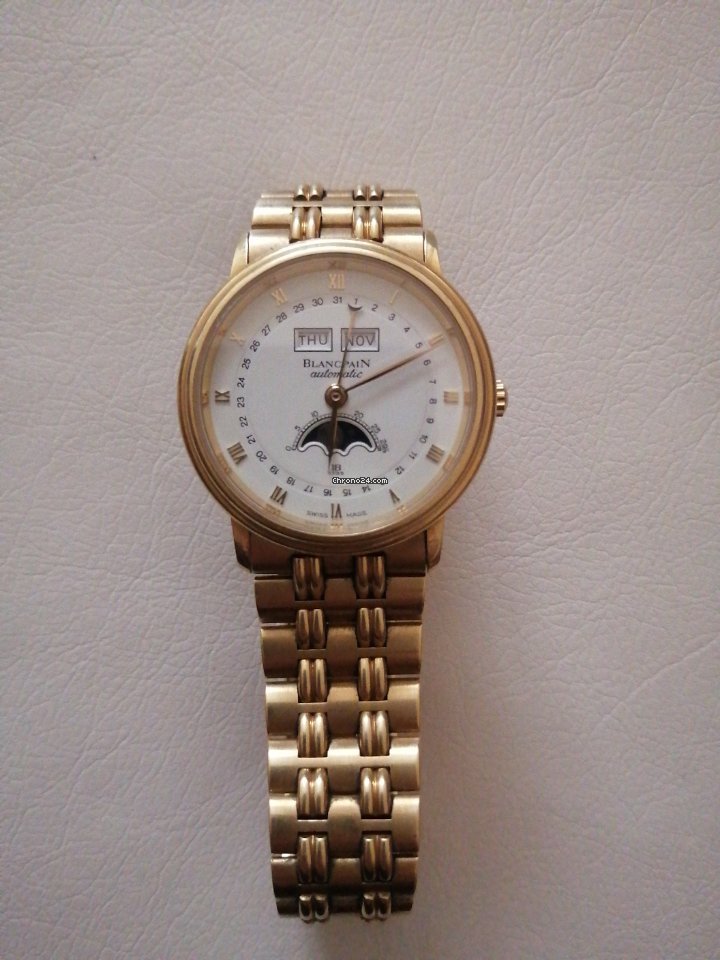 Blancpain Leman Ultra Slim Mens watch Unisex Automatic Yellow gold 2100112711