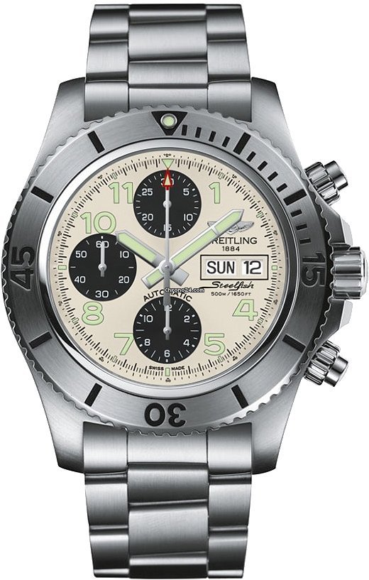 Breitling Superocean Chronograph Steelfish Mens watch Unisex Automatic Steel A13341C3.G782