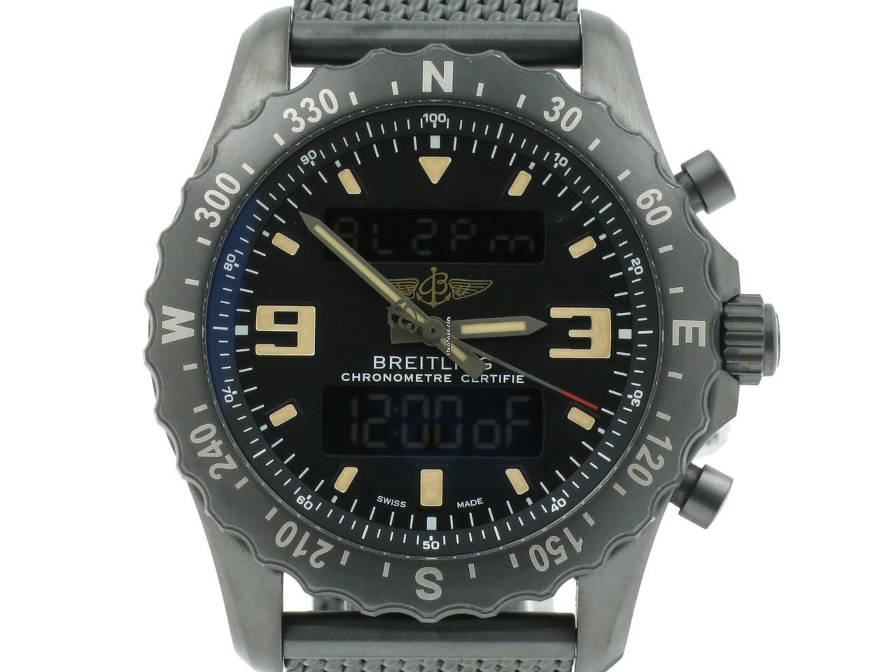Breitling Chronospace Military Mens watch Unisex Quartz Steel M7836622.BD39.159M