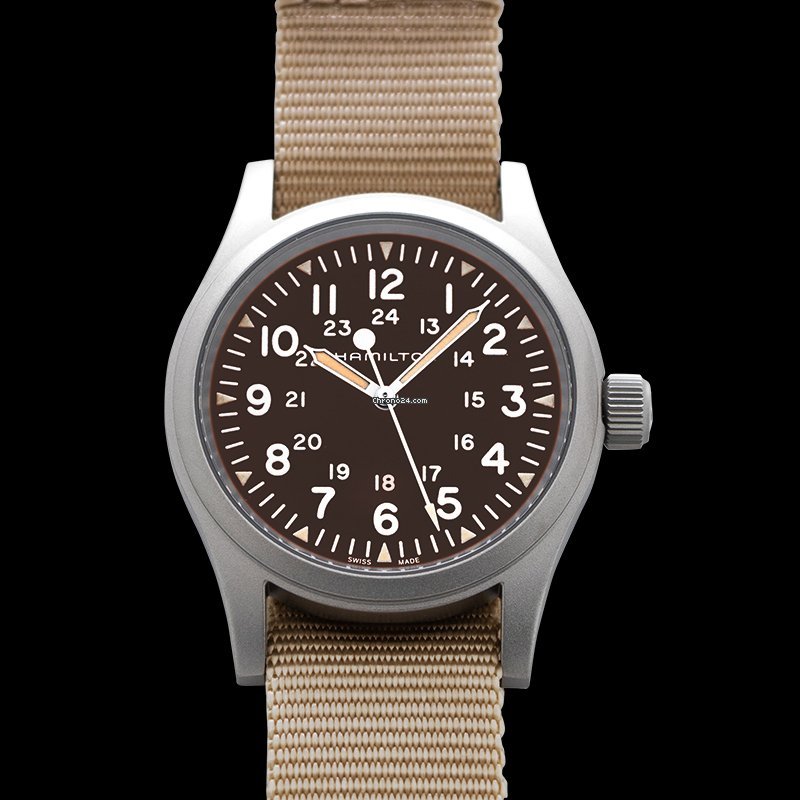 Hamilton Khaki Field Mens watch Unisex Manual winding Steel H69439901