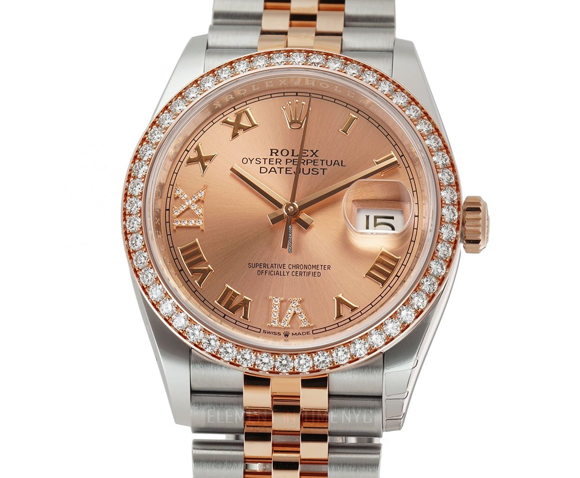 Rolex Datejust 36 Gold Steel Automatic 126281 RBR