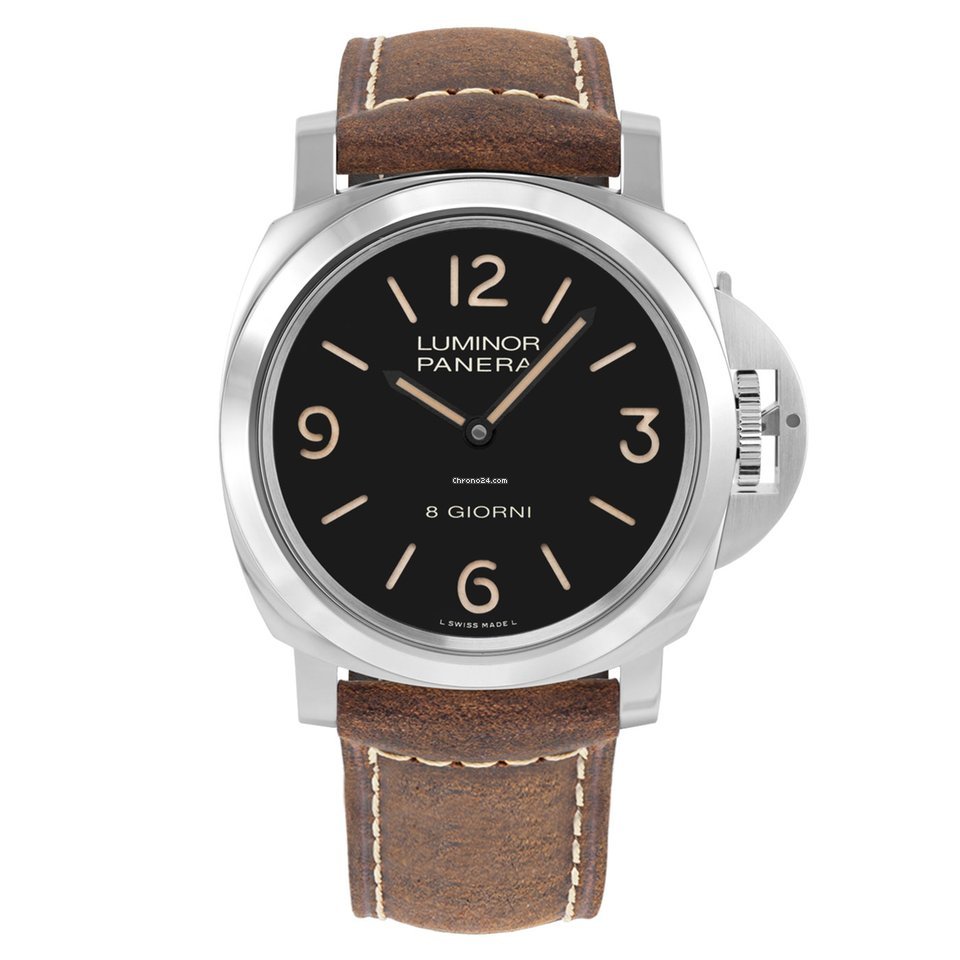 Panerai Luminor Base Mens watch Unisex Manual winding Steel PAM00914 or PAM914