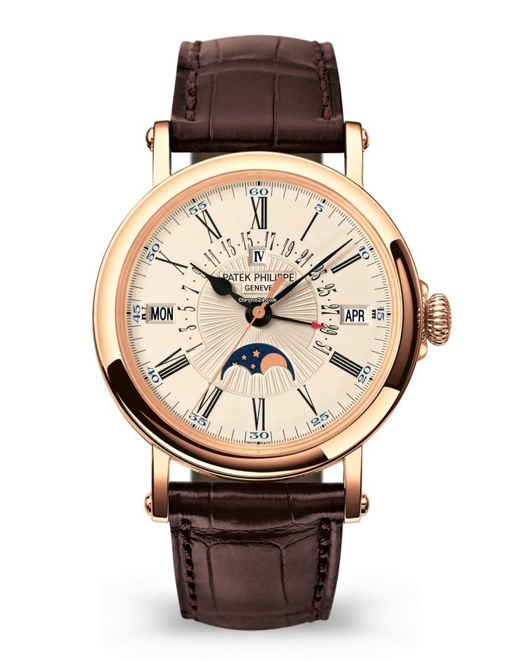 Patek Philippe Perpetual Calendar Mens watch Unisex Automatic Rose gold 5159R-001