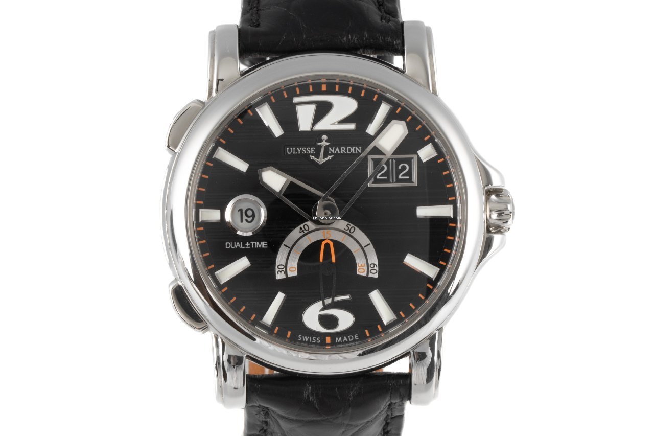 Ulysse Nardin Dual Time Mens watch Unisex Automatic Steel 243-55