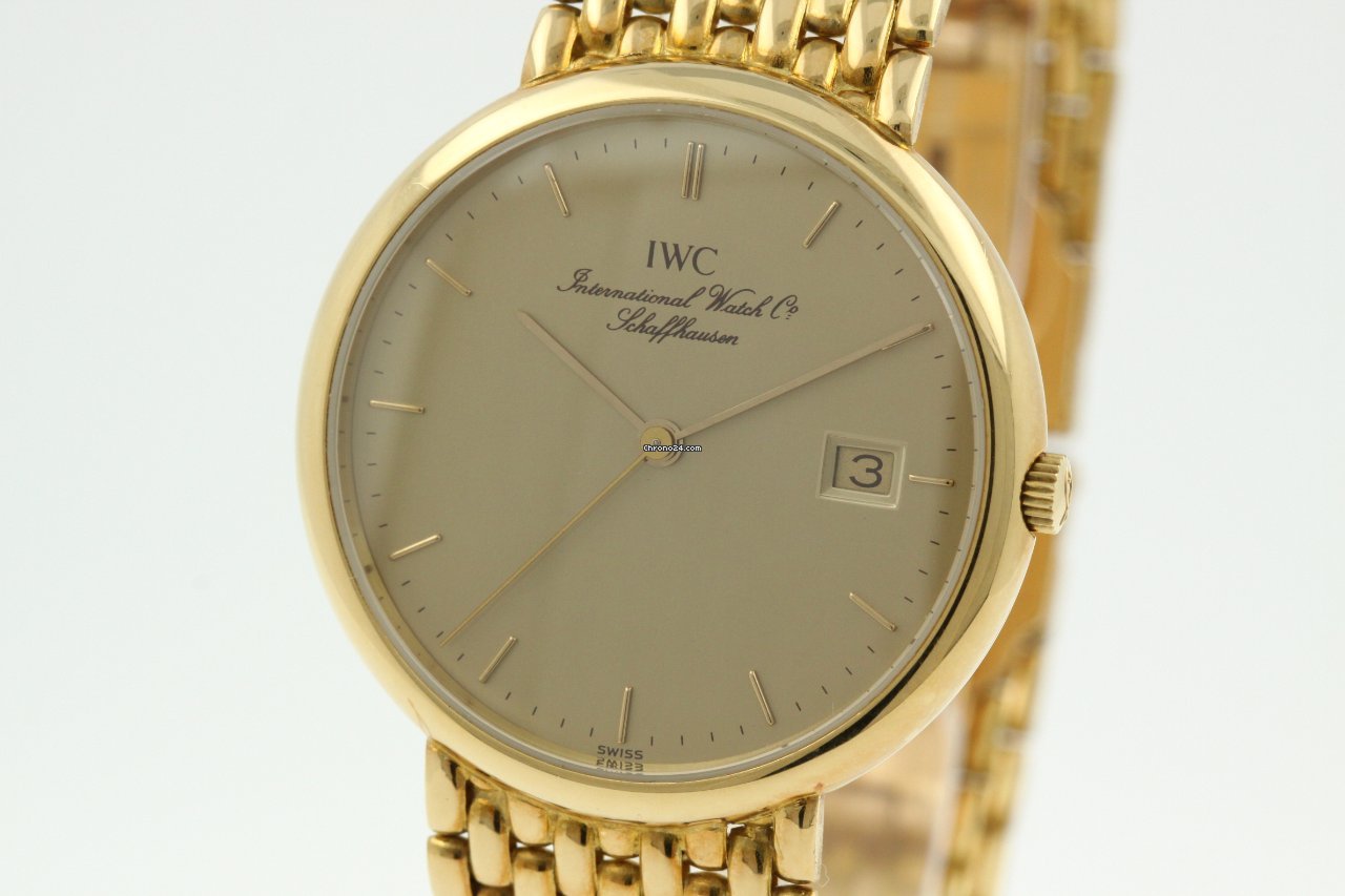 IWC Portofino Mens watch Unisex Quartz Yellow gold IW3331