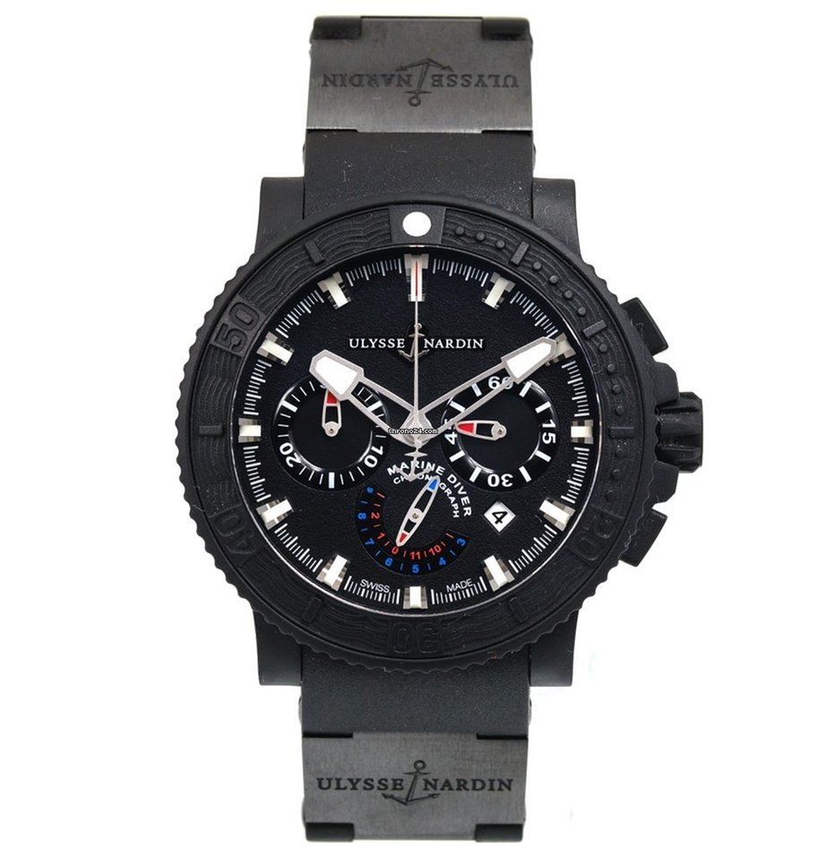 Ulysse Nardin Diver Black Sea Mens watch Unisex Automatic Steel 353-92