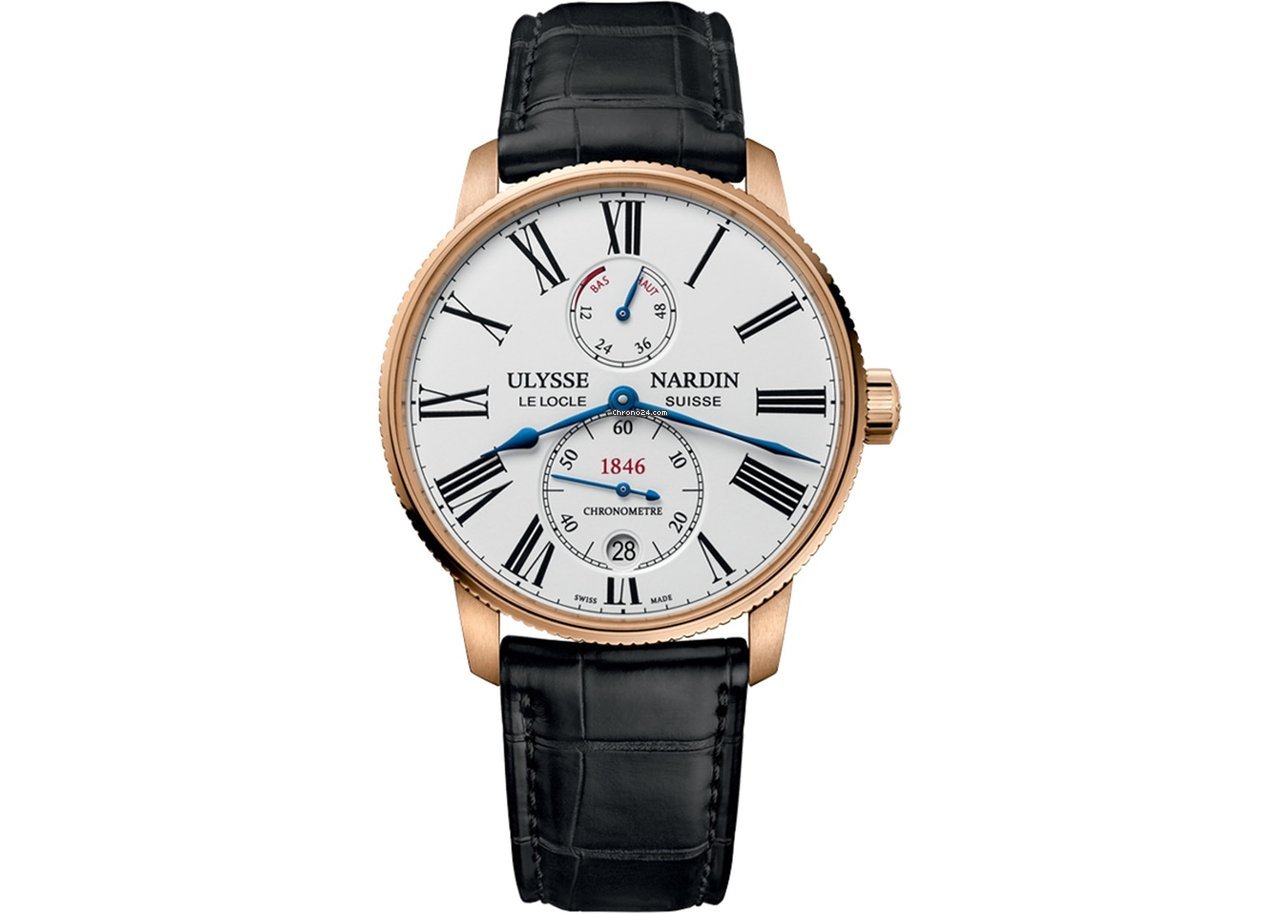 Ulysse Nardin Marine Torpilleur Mens watch Unisex Automatic Rose gold 1182-310-3 40