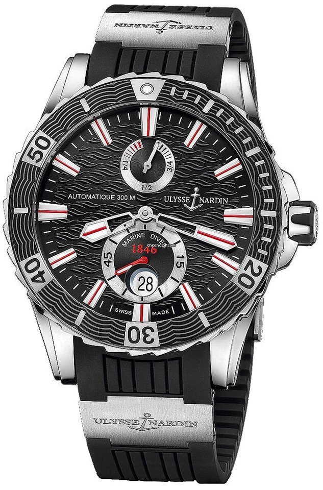 Ulysse Nardin Diver Chronometer Mens watch Unisex Automatic Steel 263-10-3 92